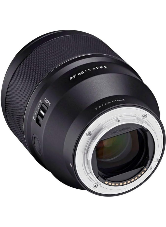 Samyang عدسة ساميانغ AF-E 85mm F1.4 ذات التركيز التلقائي والمقاومة للعوامل الجوية لعدسات سوني E-Mount - Image 2